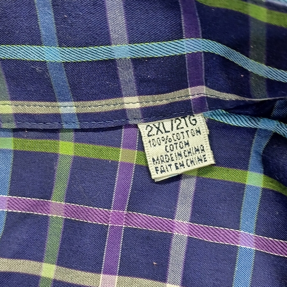 Sero by Forsyth men's shirt long sleeve button down Sz XXL - Picture 4 of 7